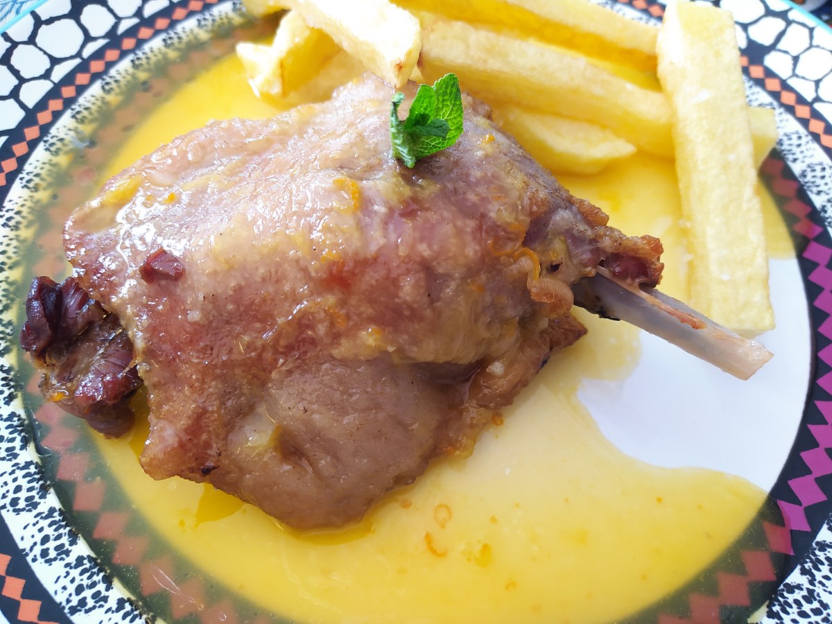 Confit de pato a la&nbsp;naranja